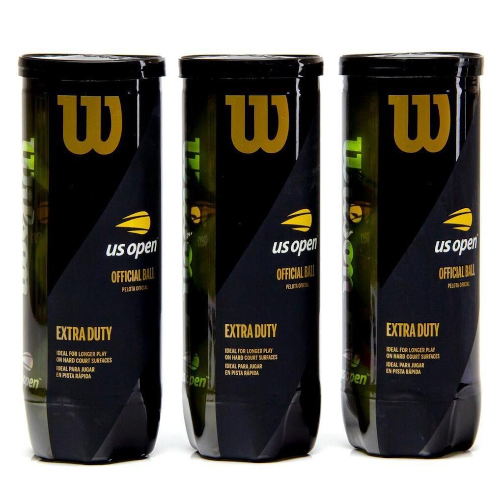 Bola de Tênis Wilson US Open Extra Duty - Pack com 3 Tubos