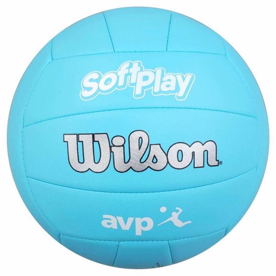 Bola De Vôlei AVP Soft Play Wilson Oficial Mais Inflador - Azul Menor preço em Bola De Vôlei AVP Soft Play Wilson Oficial Mais Inflador - Azul