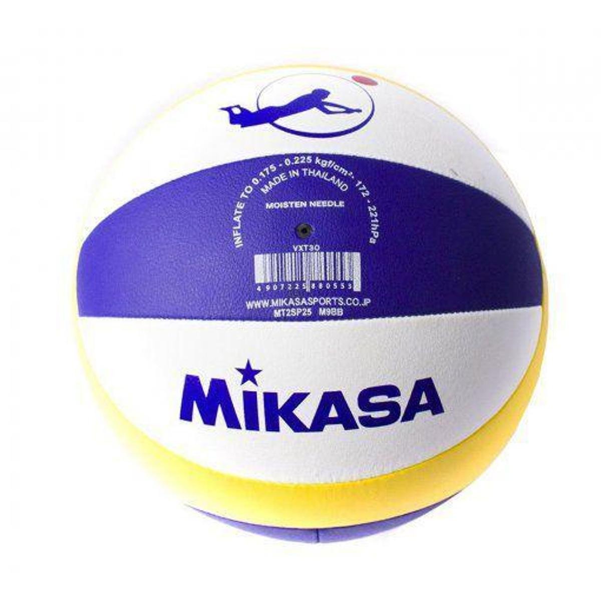 Bola de Vôlei de Praia Mikasa VXT30 Azul Netshoes