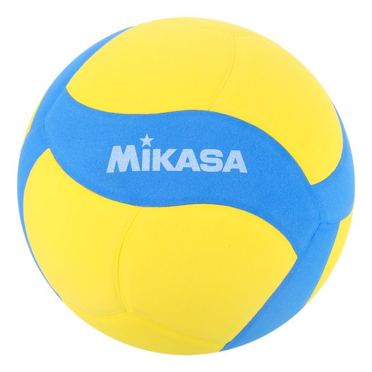 Bola de Vôlei Juvenil Mikasa VS200W Y - Amarelo+Azul Menor preço em Bola de Vôlei Juvenil Mikasa VS200W Y - Amarelo+Azul