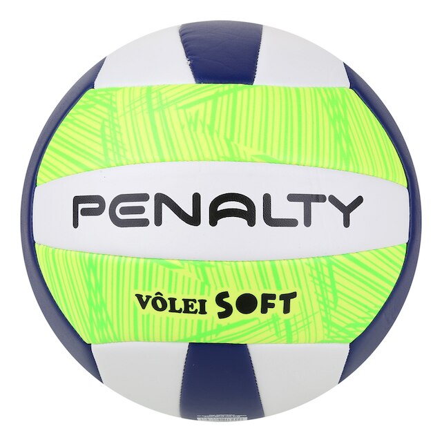 Bola de Vôlei Penalty Soft X - Branco+Azul Menor preço em Bola de Vôlei Penalty Soft X - Branco+Azul