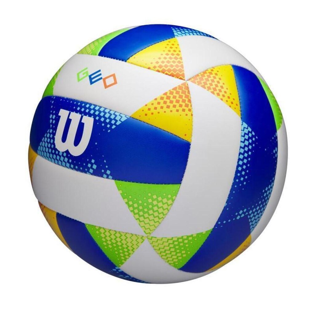 Bola De Volei Wilson Geo - Branco/Azul