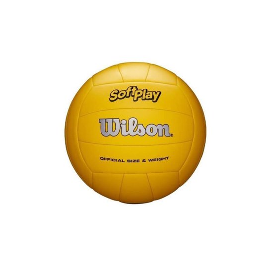 BOLA DE VOLEI WILSON SOFT PLAY AZUL E BRANCA - Amarelo é ruim? BOLA DE VOLEI WILSON SOFT PLAY AZUL E BRANCA - Amarelo é boa?