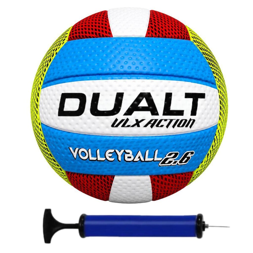 Bola de Voleibol Quadra Dualt VLX Action 2.6 + Bomba de Ar