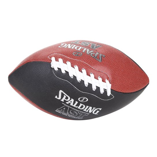 Bola Futebol Americano Spalding Spiral Oficial - Vermelho+Preto