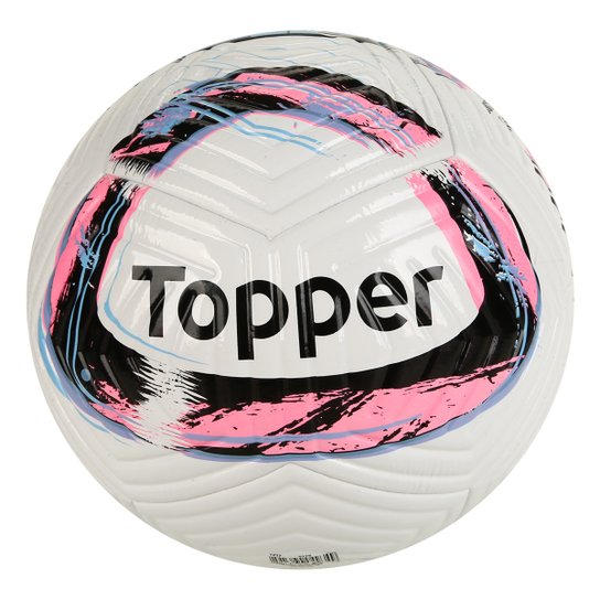 Bola Futebol Campo Topper Samba Training - Branco+Preto Menor preço em Bola Futebol Campo Topper Samba Training - Branco+Preto