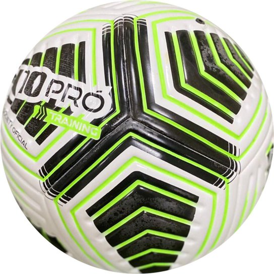 Bola Futebol Society N10 PRO-X Training - Branco+Verde Menor preço em Bola Futebol Society N10 PRO-X Training - Branco+Verde