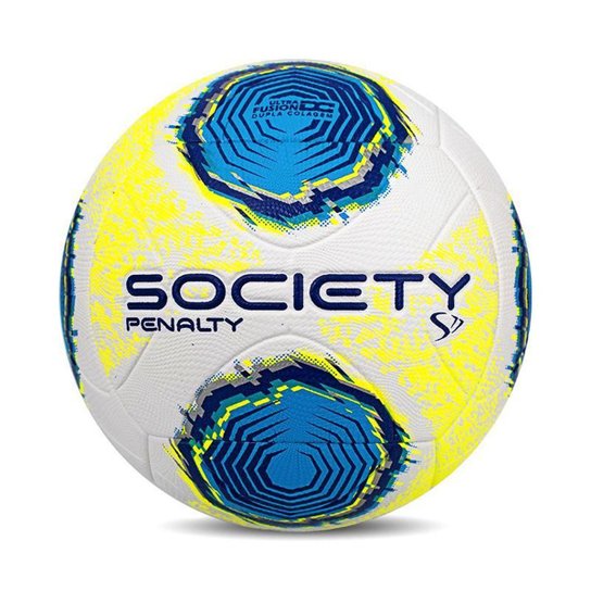 Bola Futebol Society Penalty S11 XXII - Branco Menor preço em Bola Futebol Society Penalty S11 XXII - Branco