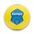 Bola Handebol Infantil Kempa Spectrum Synergy Plus Tam 1 - Amarelo e Azul - Amarelo+Azul
