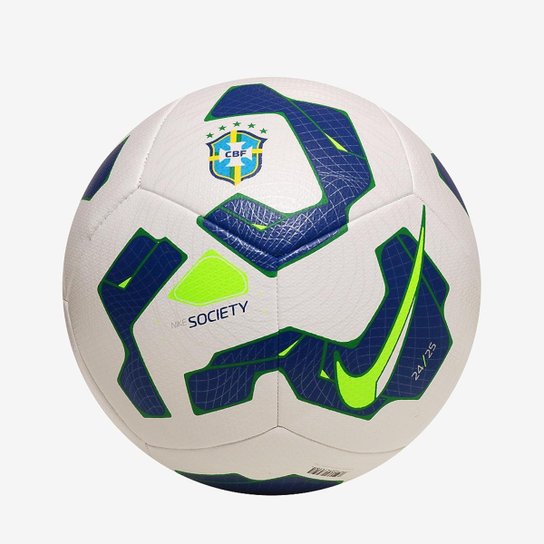 Futebol Bola Nike Society Netshoes Bola Nike CBF Society Branco+