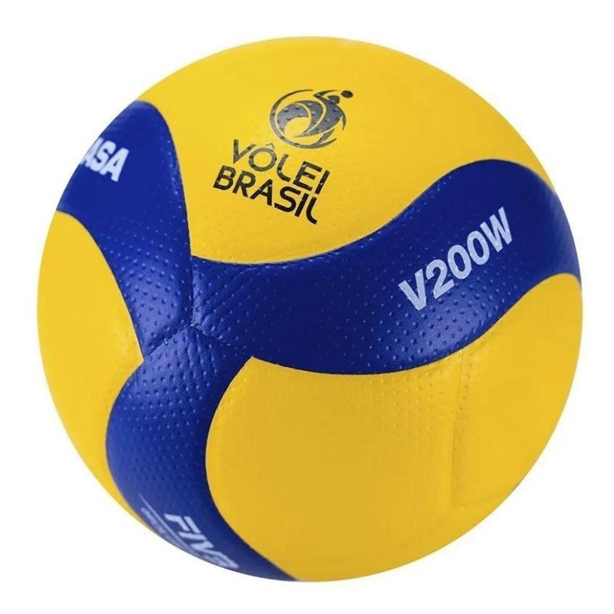 Bola Oficial de Voleibol Mikasa V200W Menor preço em Bola Oficial de Voleibol Mikasa V200W