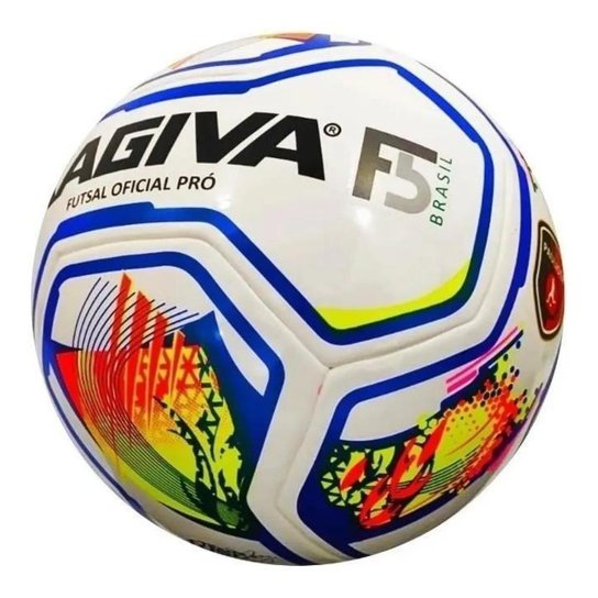 Bola Oficial Futsal Kagiva Profissional F5 Brasil 2022 - Branco - Branco Menor preço em Bola Oficial Futsal Kagiva Profissional F5 Brasil 2022 - Branco - Branco
