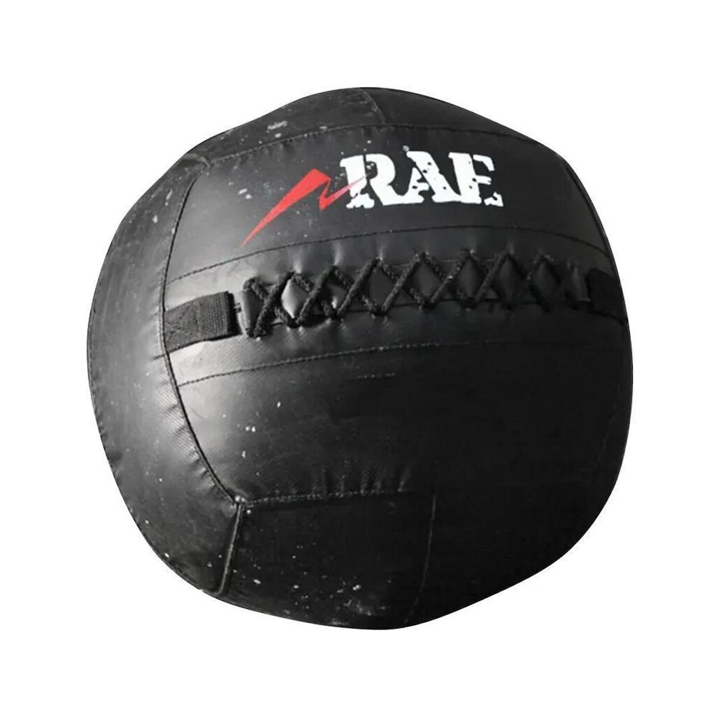 BOLA P FUNCIONAL MED BALL DE COURO REFORÇADO 24 LB WALL BALL