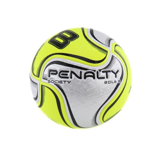 Bola Penalty Society 8x Amarelo Neon - Original - Amarelo Menor preço em Bola Penalty Society 8x Amarelo Neon - Original - Amarelo