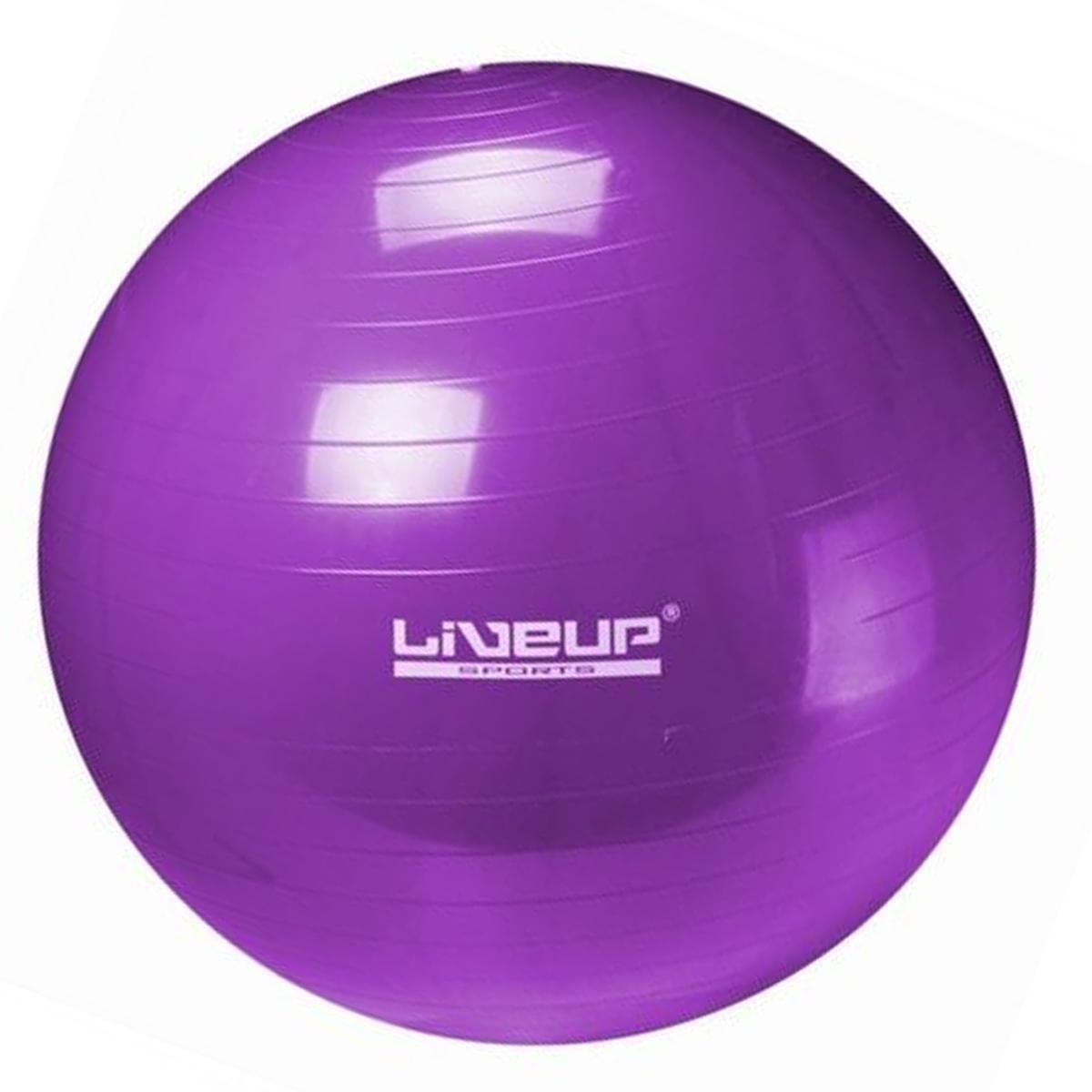 Bola Pilates Liveup 65cm Transparente