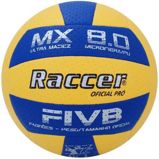 Bola Raccer Vôlei MX 8.0 - Amarelo+Azul é ruim? Bola Raccer Vôlei MX 8.0 - Amarelo+Azul é boa?