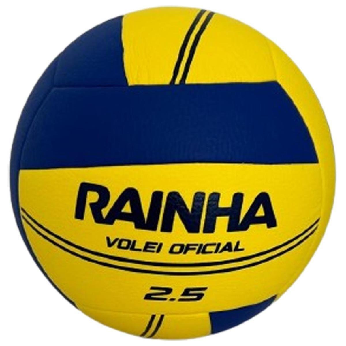 Bola Rainha Volei Oficial 2.5 Unissex - Amarelo e Roxo Menor preço em Bola Rainha Volei Oficial 2.5 Unissex - Amarelo e Roxo
