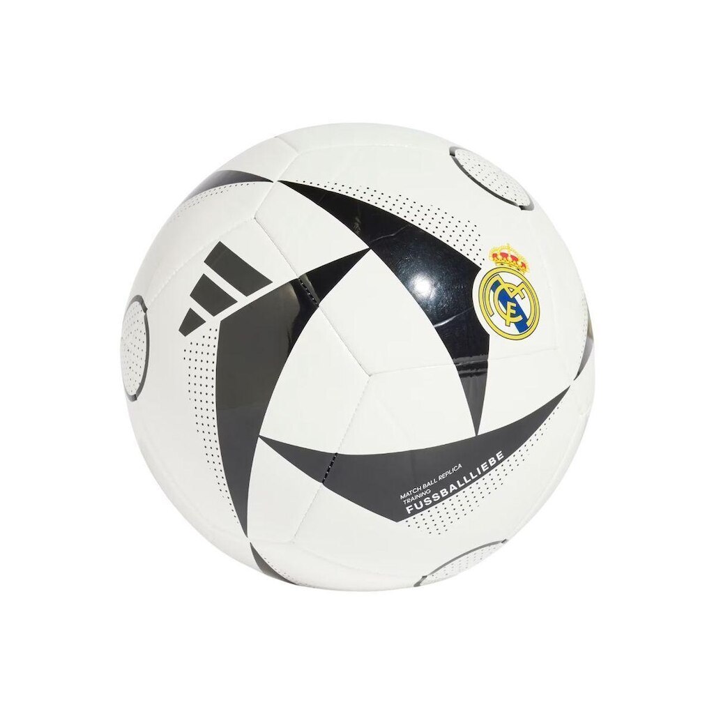 BOLA REAL MADRID CLUB IX4019 - BRANCO/PRETO 5