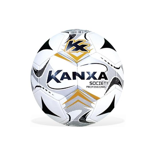 Bola Society Kanxa Titanium Oficial Profissional - Branco Menor preço em Bola Society Kanxa Titanium Oficial Profissional - Branco