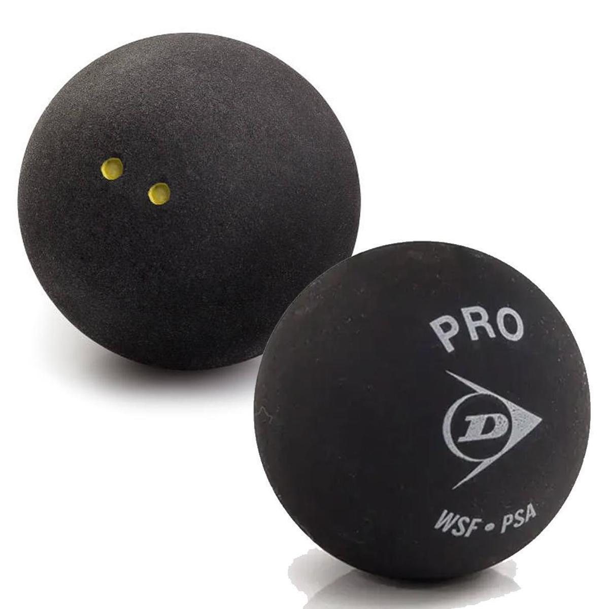 Palline Da Squash Dunlop Pro Glass Court - Confezione Da 12, Morbide, Dot Giallo - Foto 11