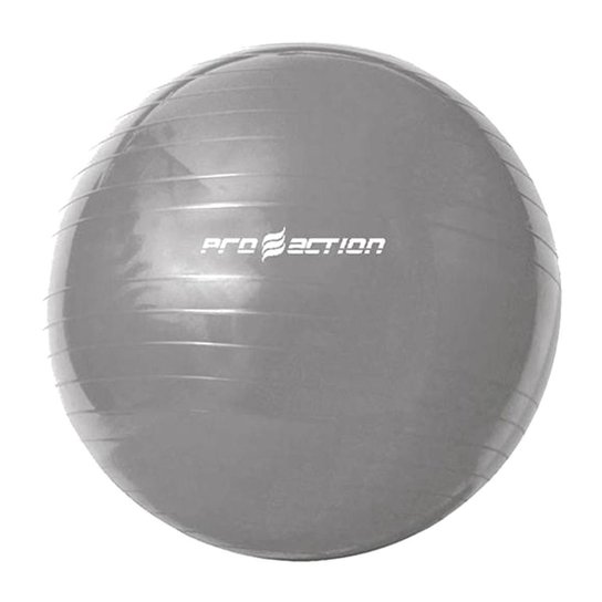 Bola Suiça para Ginástica Proaction com bomba 65cm - Cinza Menor preço em Bola Suiça para Ginástica Proaction com bomba 65cm - Cinza