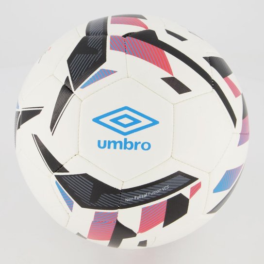 Bola Umbro Fusion Futsal Branca e Azul Branco Netshoes