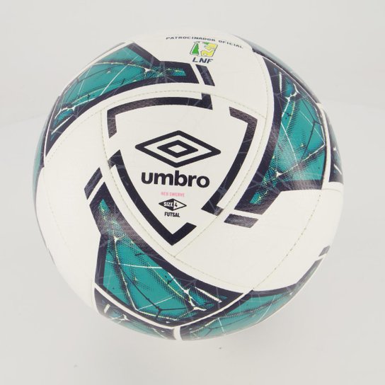 Bola Umbro Neo Swerve LNF Futsal Branca e Azul - Branco Menor preço em Bola Umbro Neo Swerve LNF Futsal Branca e Azul - Branco