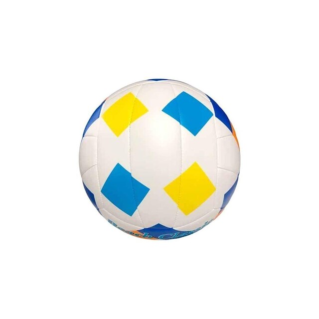 BOLA VOLEI DE PRAIA COURO SINTETICO BV543 - BRANCO/AZUL 5