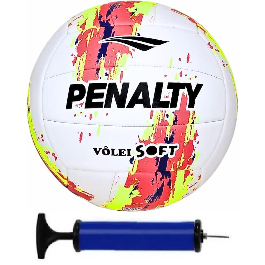 Bola Vôlei Penalty Soft X + Bomba de Ar