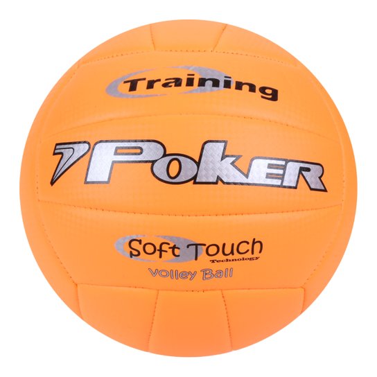 Bola Vôlei Poker Training Neon - Laranja+Vermelho Menor preço em Bola Vôlei Poker Training Neon - Laranja+Vermelho