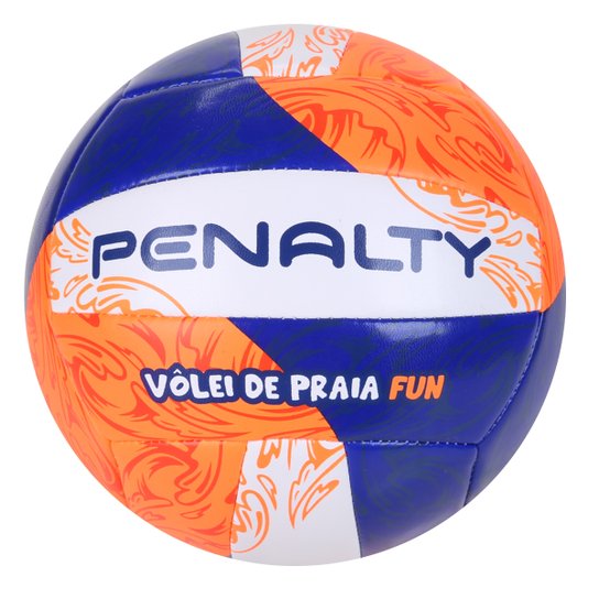 Bola Vôlei Praia Penalty Fun XXI - Branco+Azul Menor preço em Bola Vôlei Praia Penalty Fun XXI - Branco+Azul