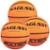 Bolas de Basquete Magussy Matrix 7 Kit C/ 3 - Laranja