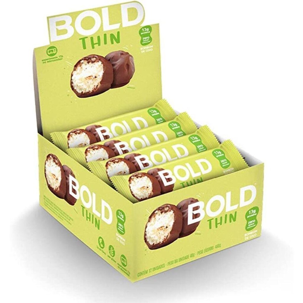Bold Thin (Caixa 12 unidades de 40g) - Bold Snacks