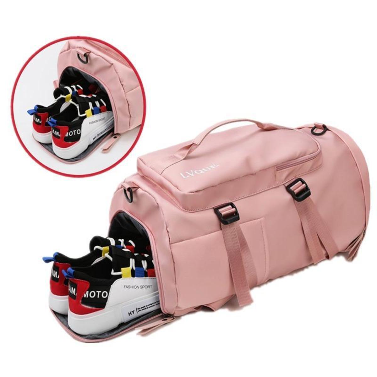 Bolsa Academia Feminina Mochila Impermeavel Viagem - Rosa | Netshoes