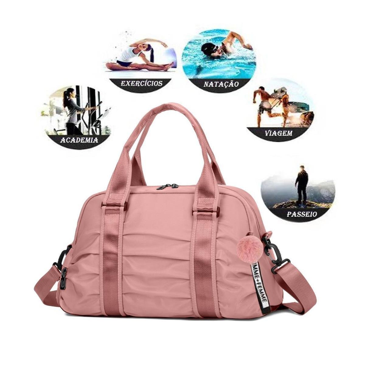 Bolsa Feminina Bolsa Esportiva Netshoes Bolsa Academia Feminina