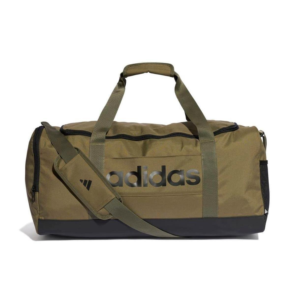 Bolsa Adidas Duffel Linear 40 Litros Verde Netshoes
