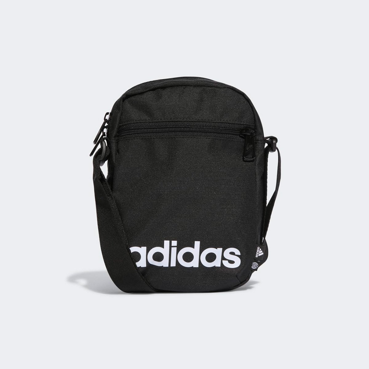 Bolsa Adidas Organizer Linear Preto+Branco Netshoes