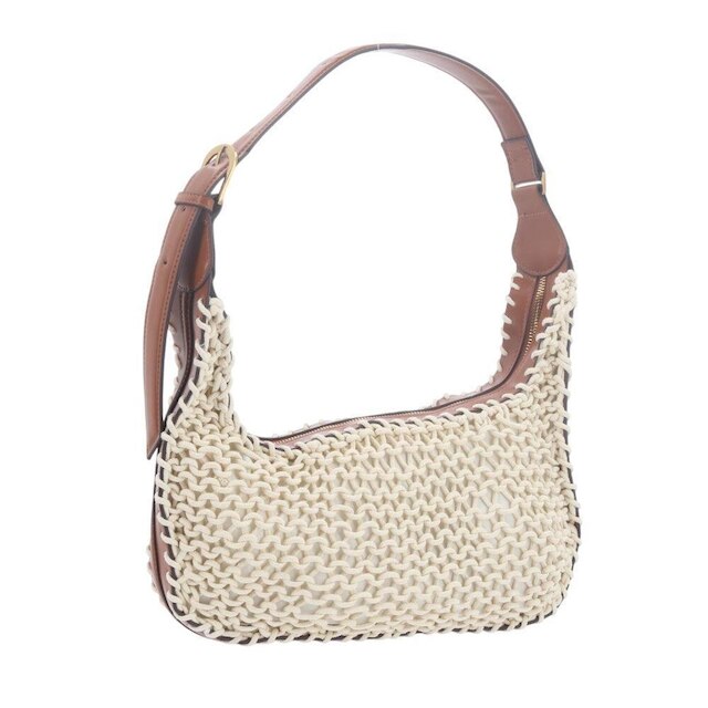 Bolsa Baguete Trançada de Palha