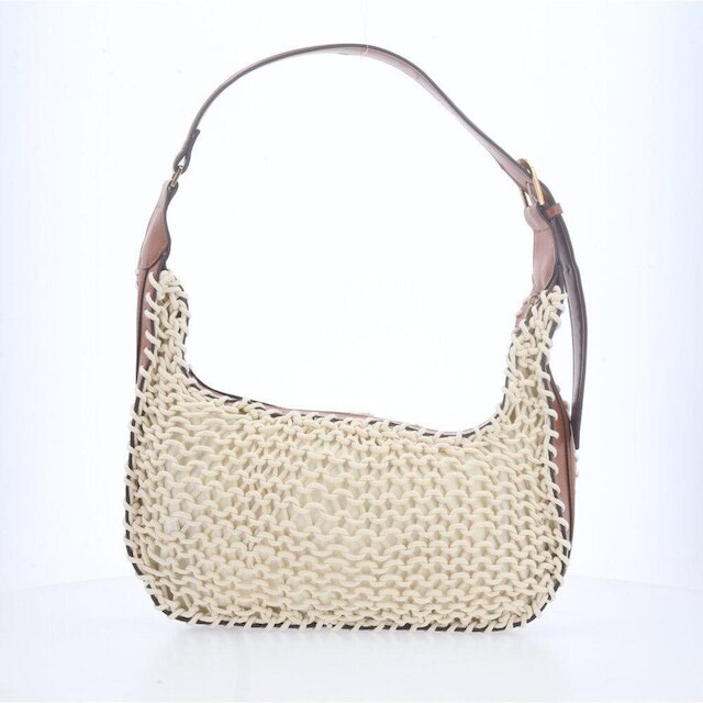 Bolsa Baguete Trançada de Palha
