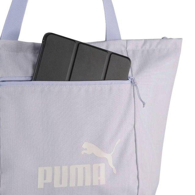 BOLSA BASE SHOPPER 091345-02 - AZUL CLARO/BRANCO U