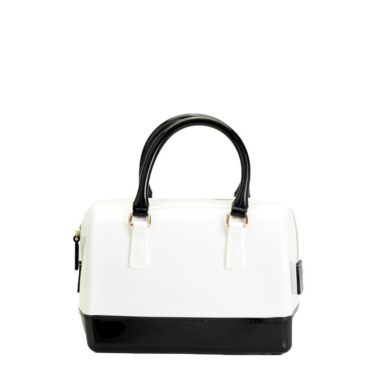 black rubber bolsa