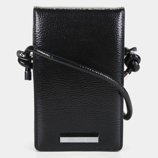 Bolsa Carteira Santa Lolla Com Alça Feminina - Preto Menor preço em Bolsa Carteira Santa Lolla Com Alça Feminina - Preto