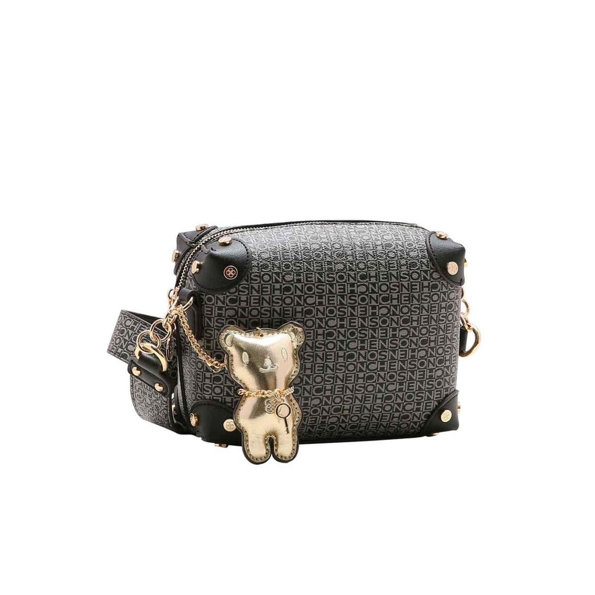 coach black mini bolsa