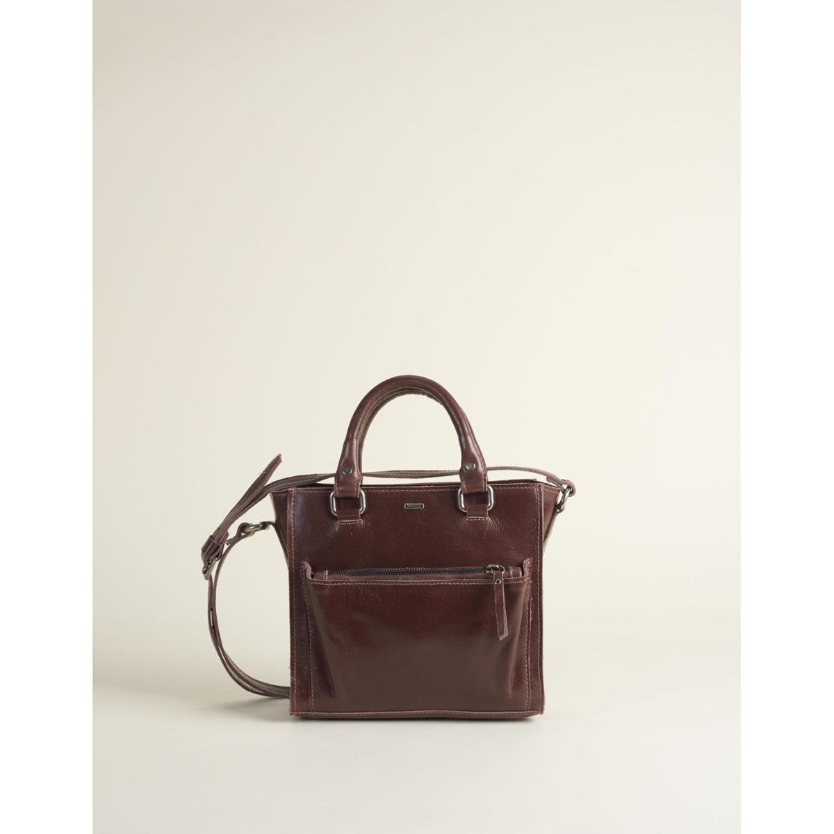 rustic town leather bolsa
