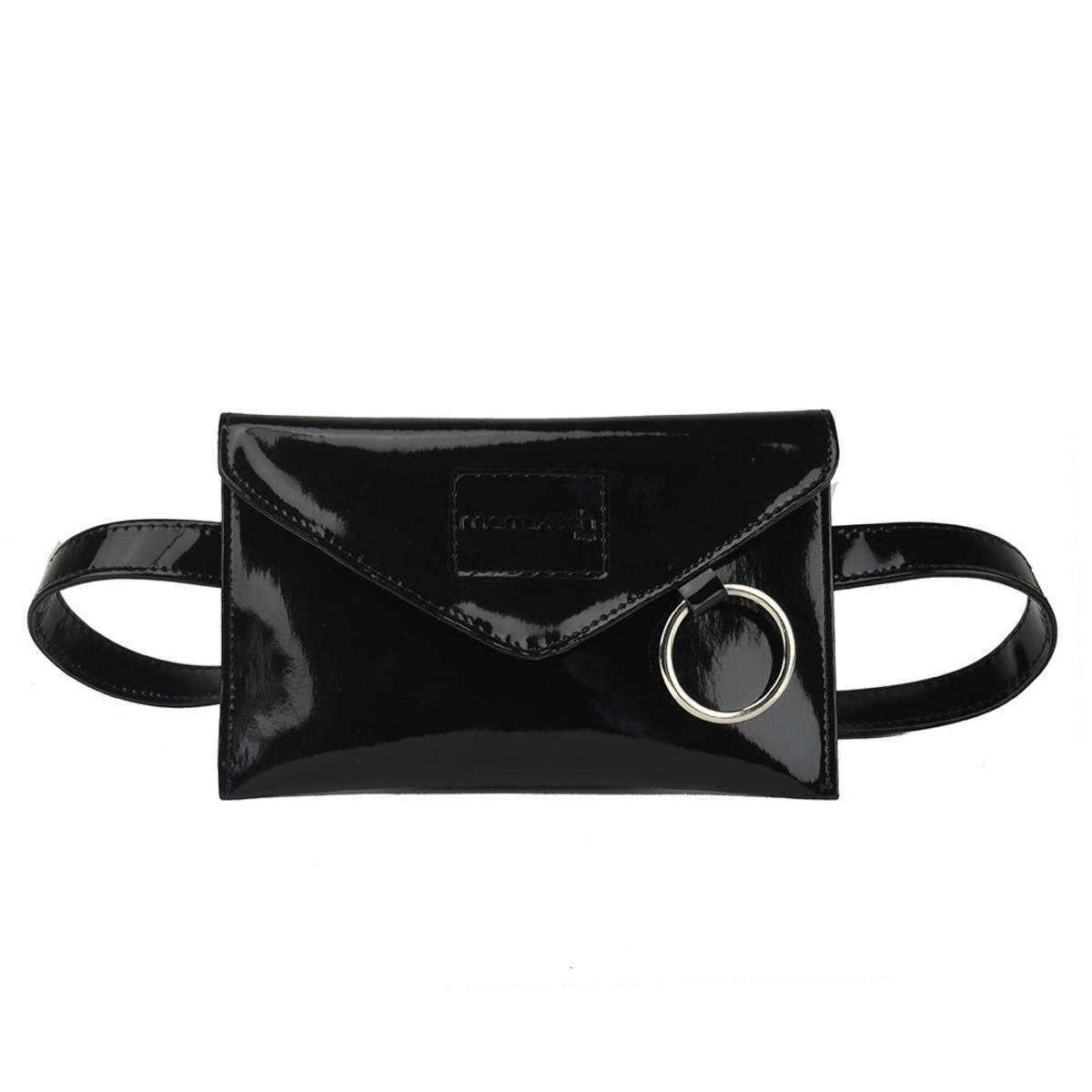 clutch preta verniz