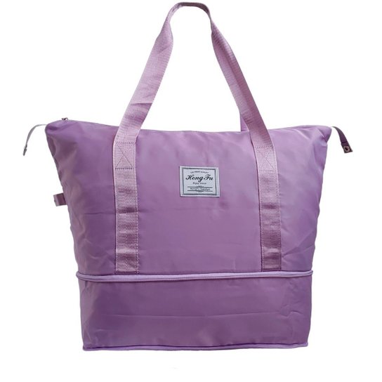 BOLSA DE VIAGEM MULTIFUNCIONAL DOBRÁVEL GRANDE - Lilás Menor preço em BOLSA DE VIAGEM MULTIFUNCIONAL DOBRÁVEL GRANDE - Lilás
