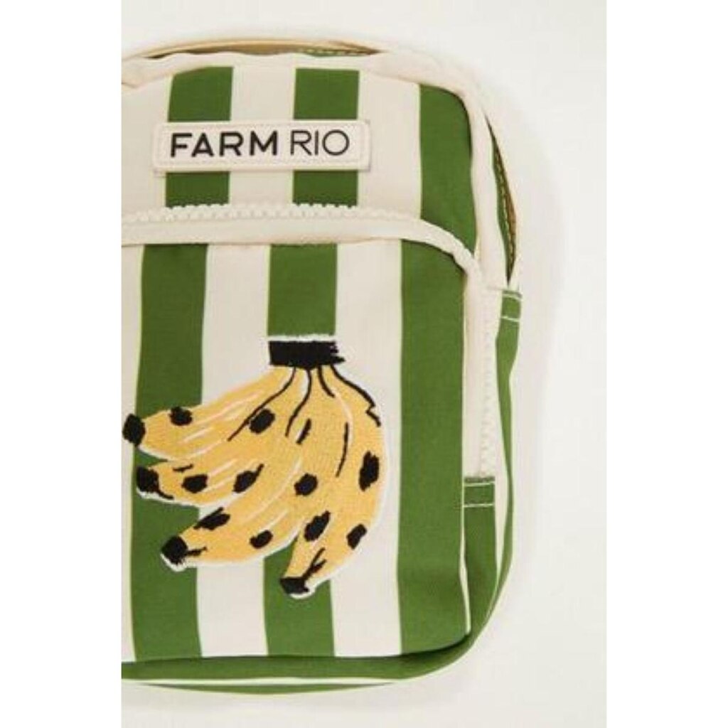 Bolsa Farm Da Gema Banana Tropical Branco - Branco