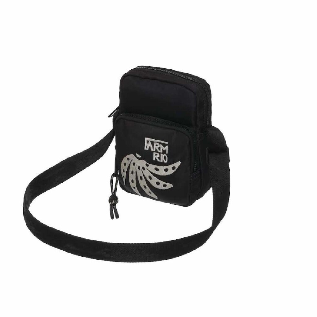 Bolsa Farm da Gema Gráfico Tropi Preta