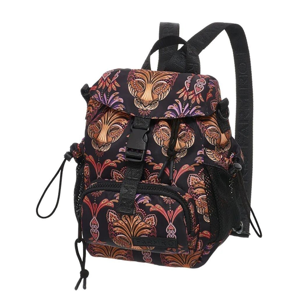 Bolsa Farm Pipoquinha Pantera Boho 78322236 Preto