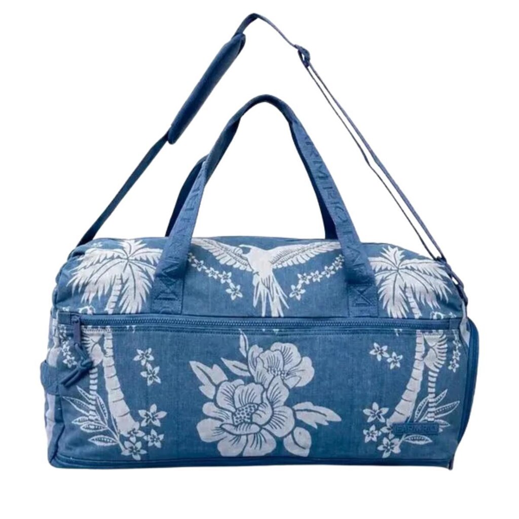 Bolsa Farm Rio Findi Jeans Lenço Tropical